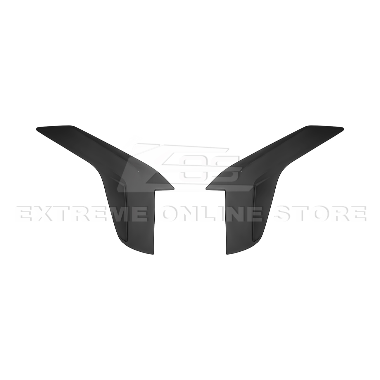 2020-Up Cadillac CT4 | SMOKE TINTED Rear Tail Light Trim Bezel Cover Pair