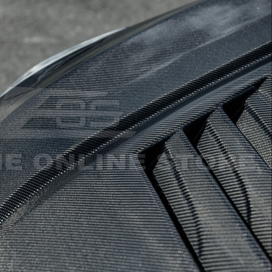 2020-Up Cadillac CT5 V | Blackwing CARBON FIBER Front Bumper Hood Vented Cover