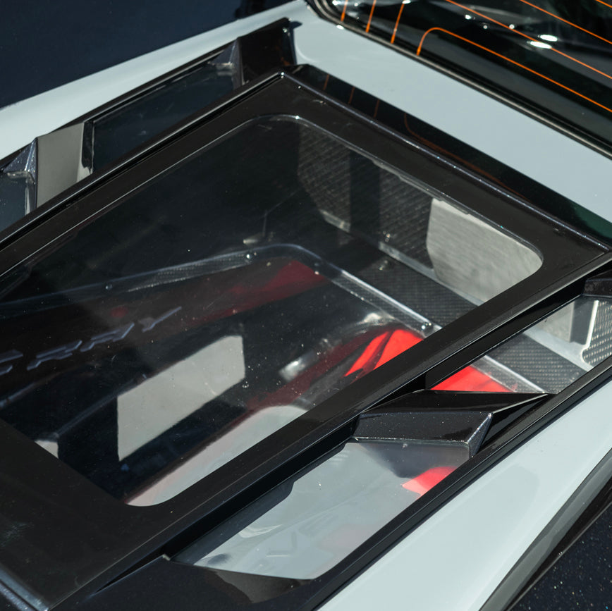 2020-Up Corvette C8 Convertible Rear Hatch Upper HTC Tonneau Window Inserts