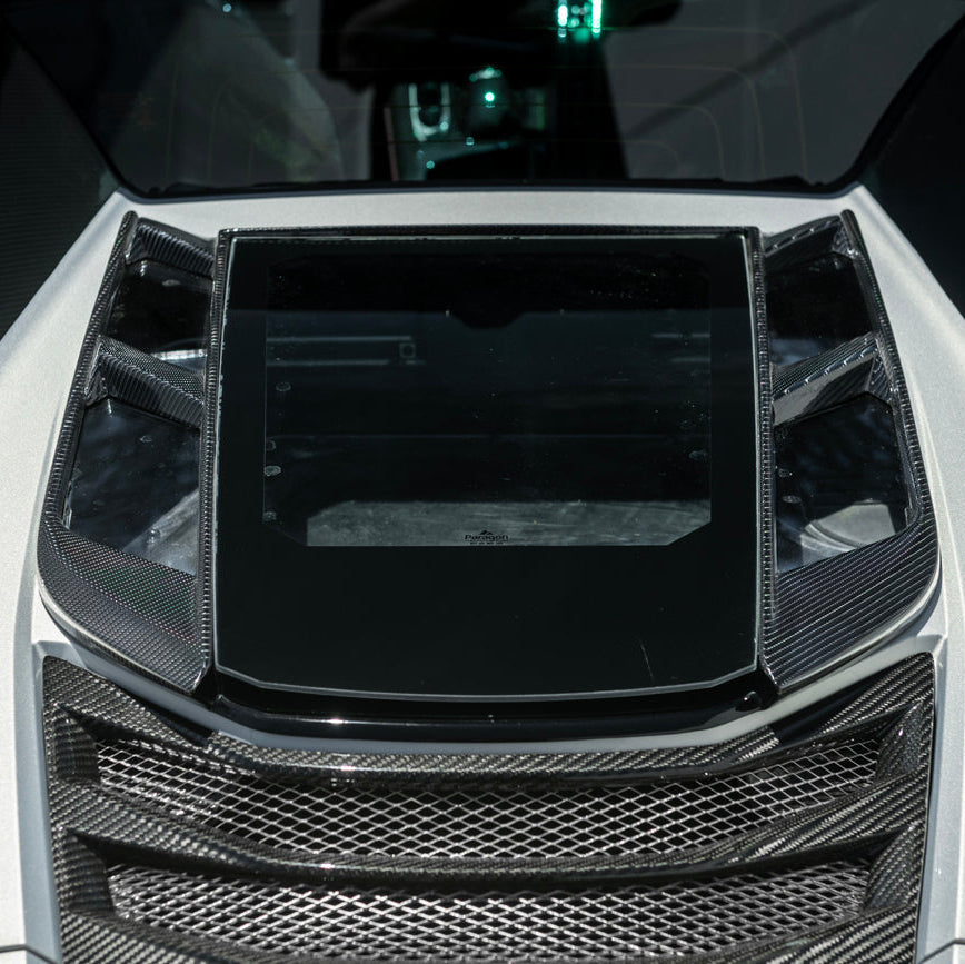 2020-Up Corvette C8 Convertible Rear Hatch Upper HTC Tonneau Window Inserts