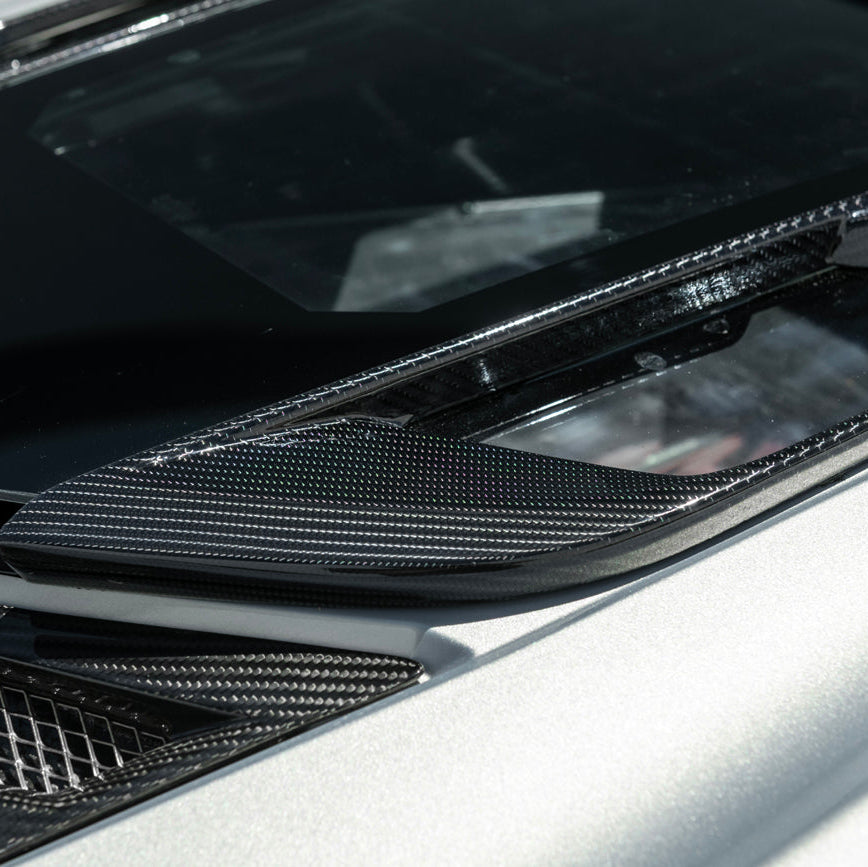 2020-Up Corvette C8 Convertible Rear Hatch Upper HTC Tonneau Window Inserts