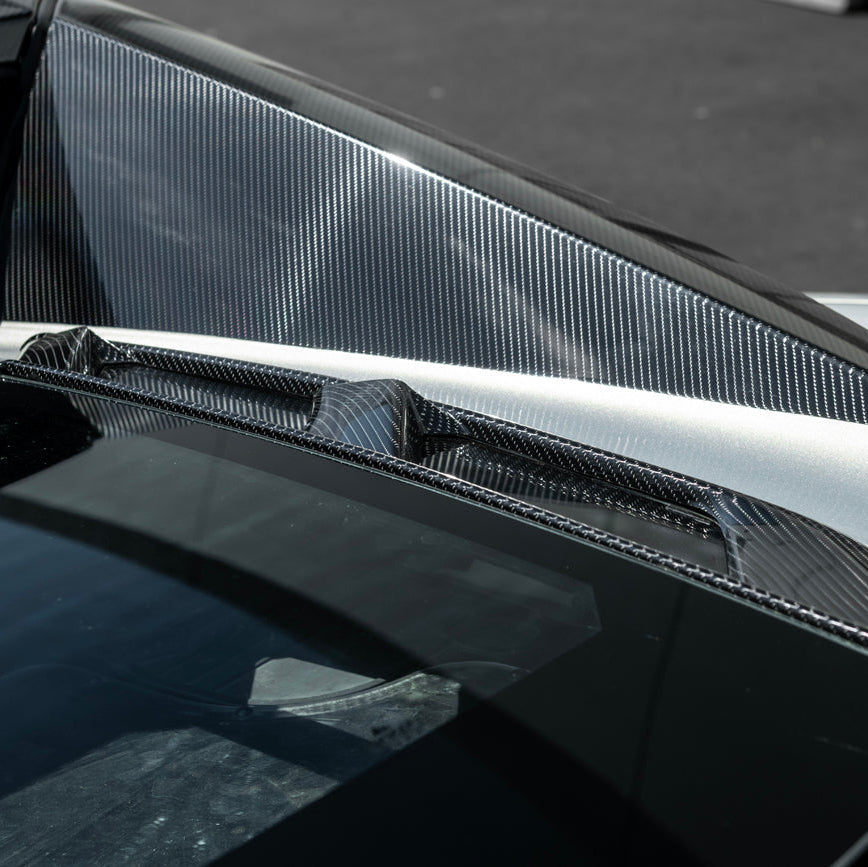 2020-Up Corvette C8 Convertible Rear Hatch Upper HTC Tonneau Window Inserts