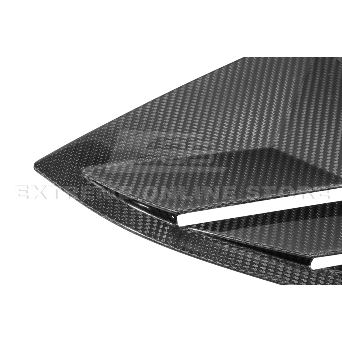 2020-Up Corvette C8 DRY Carbon Fiber Side Quarter Window Louver Sun Shade Cover