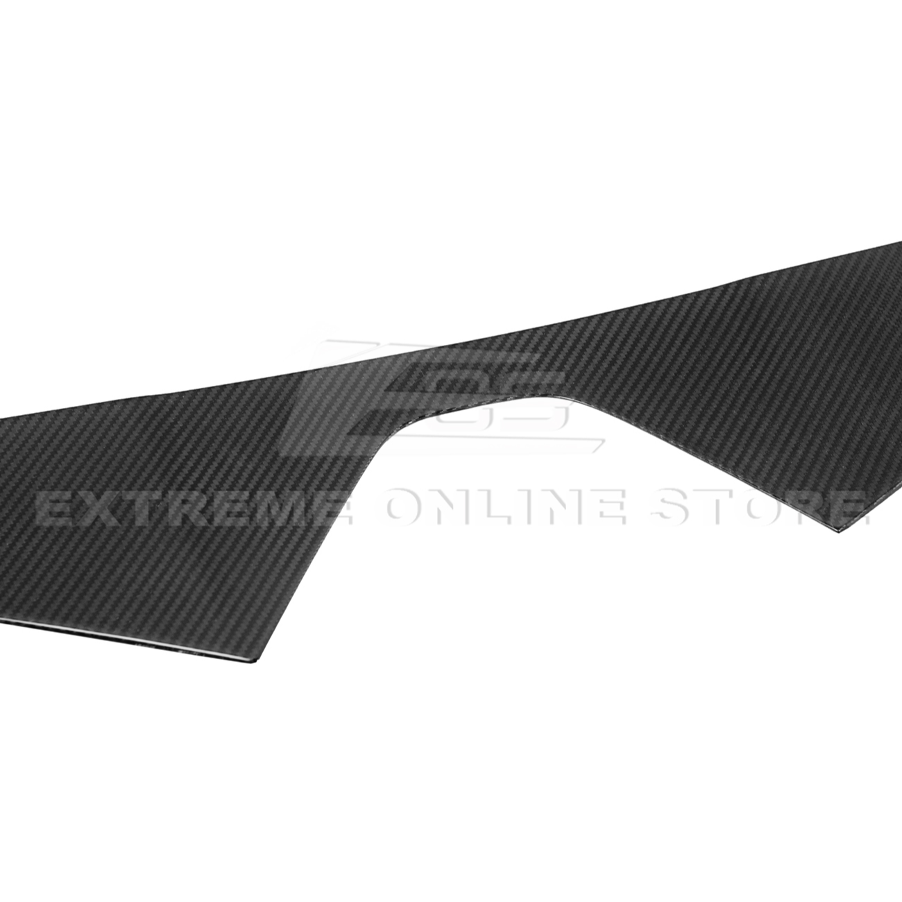 2020-Up Corvette C8 DRY CARBON FIBER Windshield Upper Molding Trim