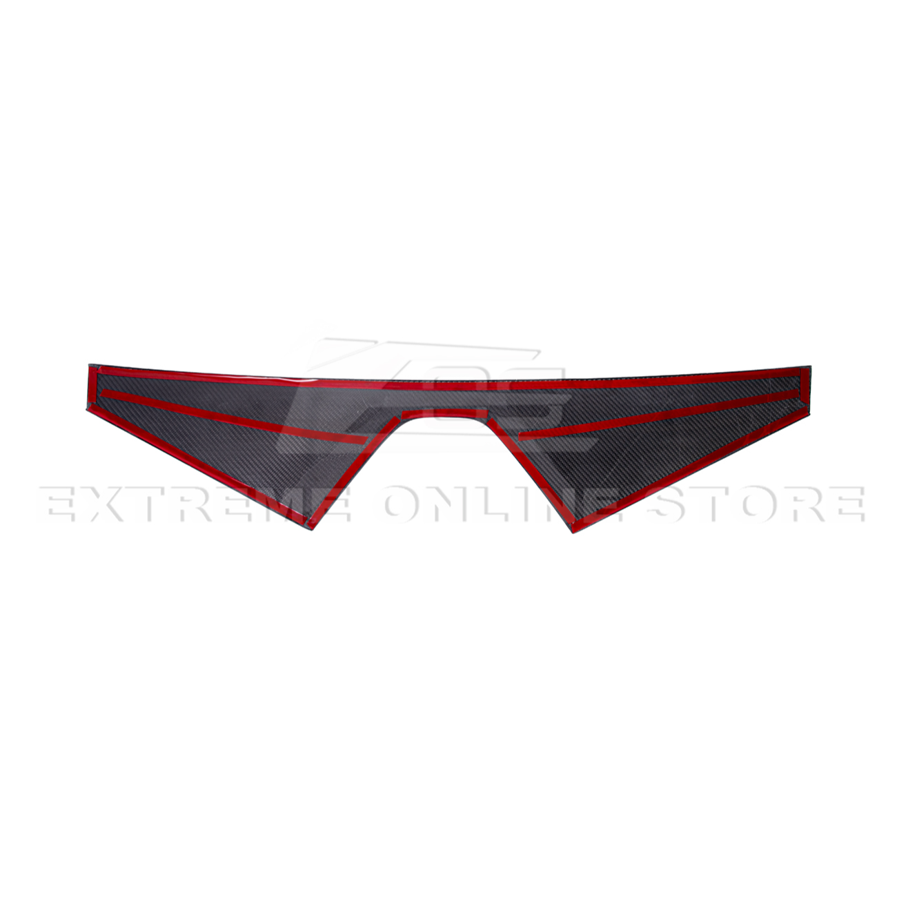 2020-Up Corvette C8 DRY CARBON FIBER Windshield Upper Molding Trim