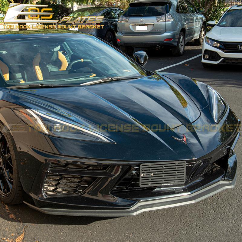 2020-Up Corvette C8 Tow Hook License Plate Adaptor