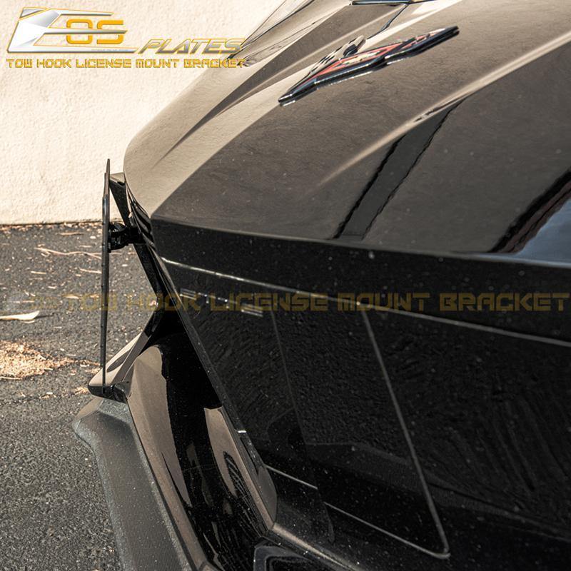2020-Up Corvette C8 Tow Hook License Plate Adaptor