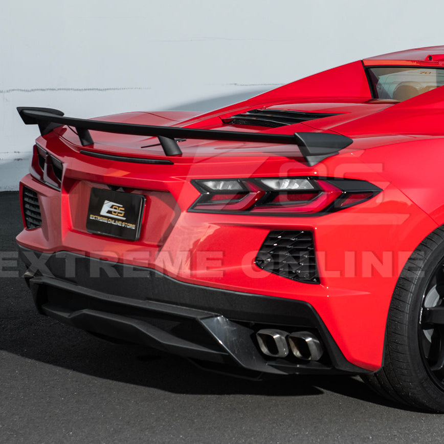 2020-Up Corvette C8 Z51 Facelifted Rear Trunk High Wing Spoiler