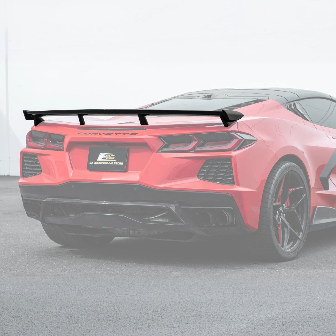 2020-Up Corvette C8 Z51 Facelifted Rear Trunk High Wing Spoiler