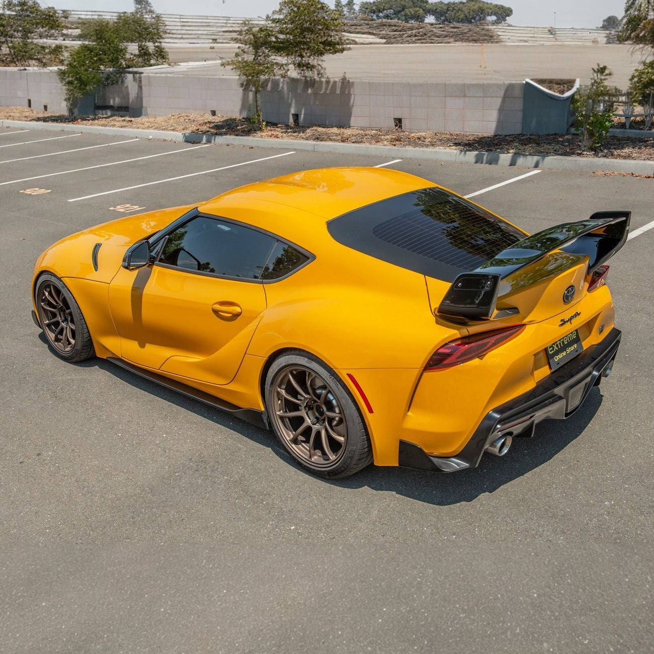 2020-Up Toyota GR Supra ST Style Glossy Black Rear Trunk Lid Wing Spoiler