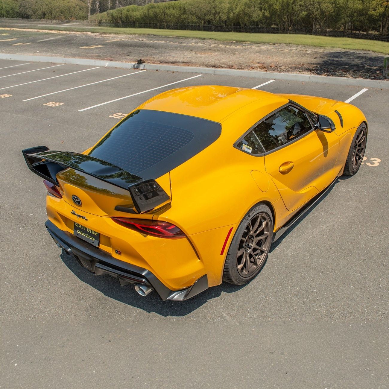 2020-Up Toyota GR Supra ST Style Glossy Black Rear Trunk Lid Wing Spoiler