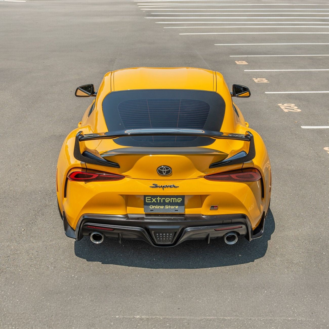 2020-Up Toyota GR Supra ST Style Glossy Black Rear Trunk Lid Wing Spoiler