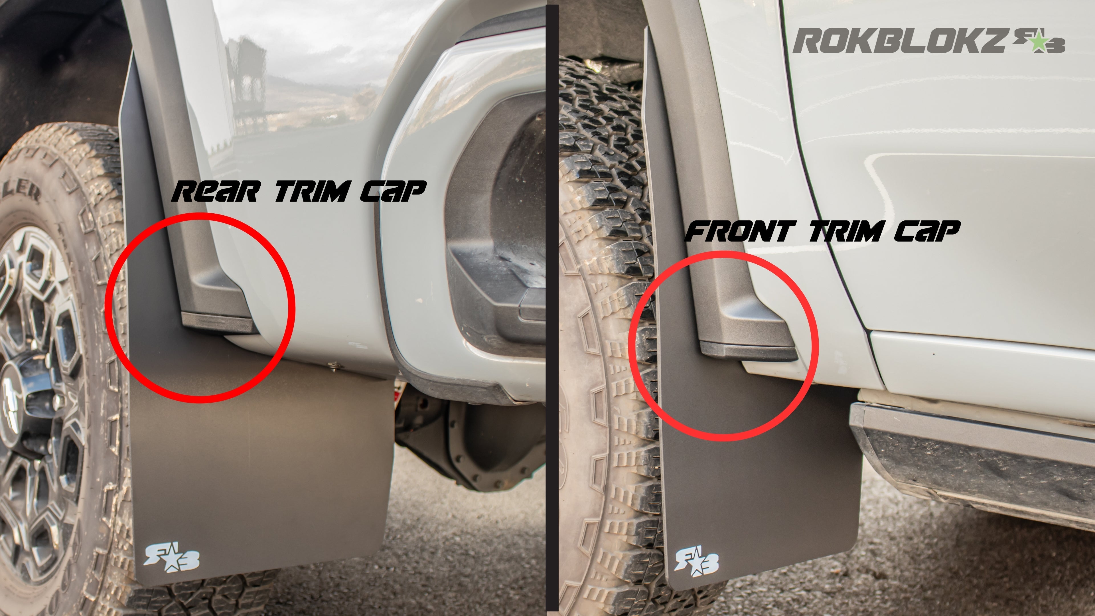 2020-2025 Chevrolet Silverado 2500/3500 HD Fender Trim Caps