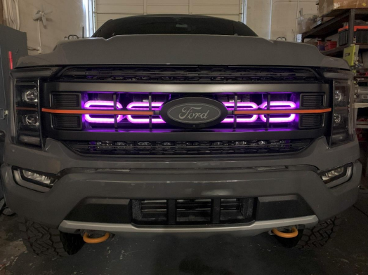 2021-2023 Ford F-150 and Tremor (non Raptor) Quad BIG MOUTH LIT KIT Ram Air Intake Snorkels-Ram Air Intake-Grocery Getter Performance