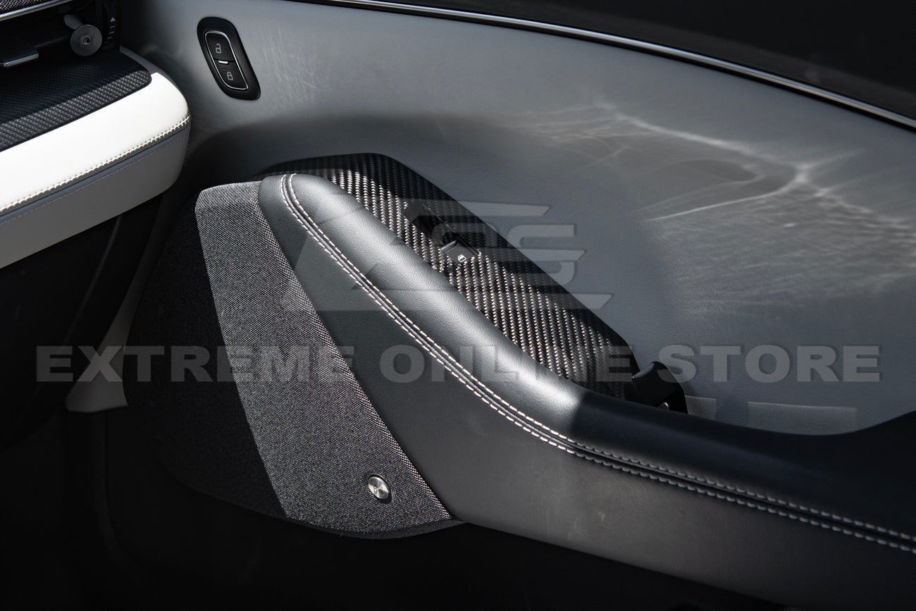 2021+ Ford Mustang Mach-E DRY Carbon Fiber Glass Lifting Cover Kit