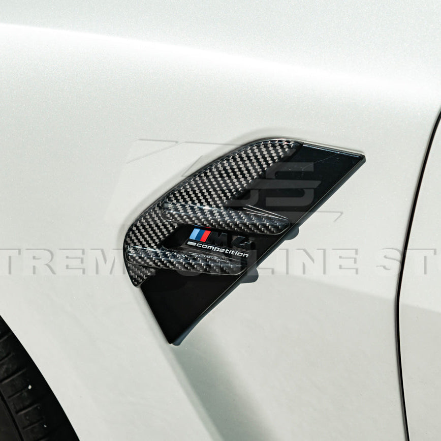 2021-Up BMW G82 G83 M4 Factory Replacement CARBON FIBER Side Fender Vent Covers