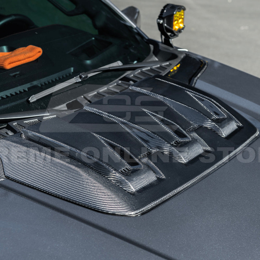 2021-Up F-150 Raptor Carbon Fiber Hood Cover
