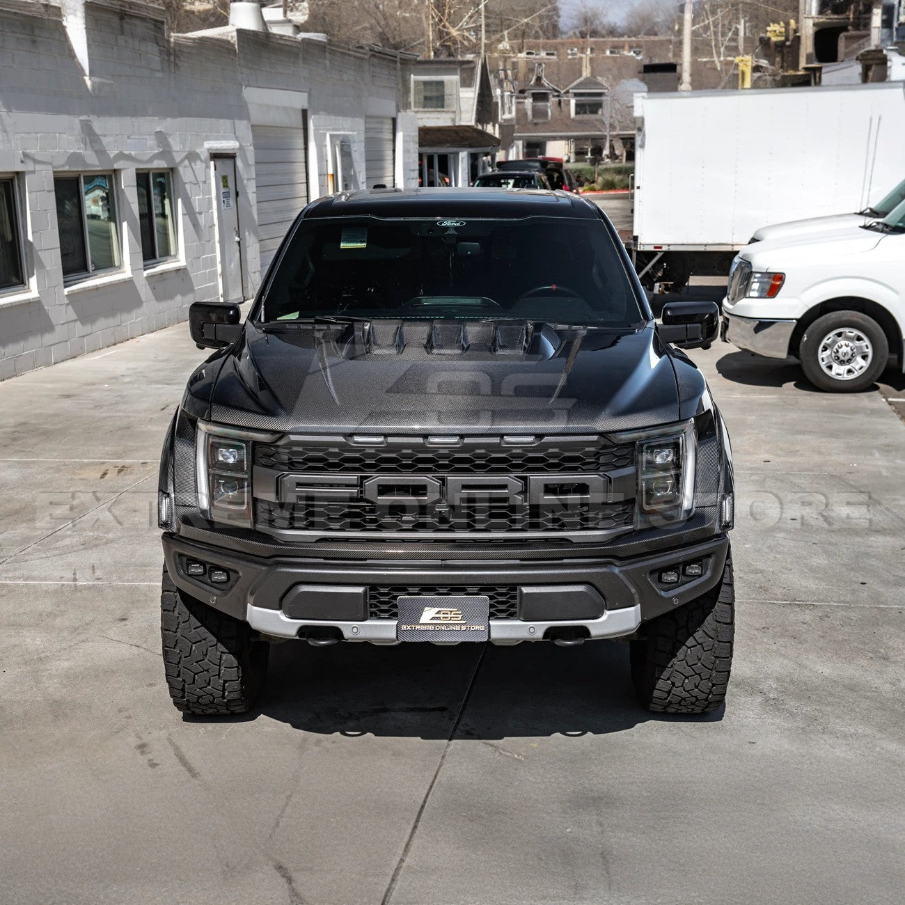 2021-Up F-150 Raptor Carbon Fiber Hood Cover