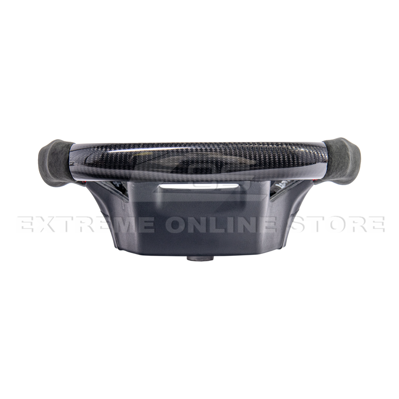 2021-Up Ford F-150 CARBON FIBER Alcantara Leather Red Stripe Steering Wheel