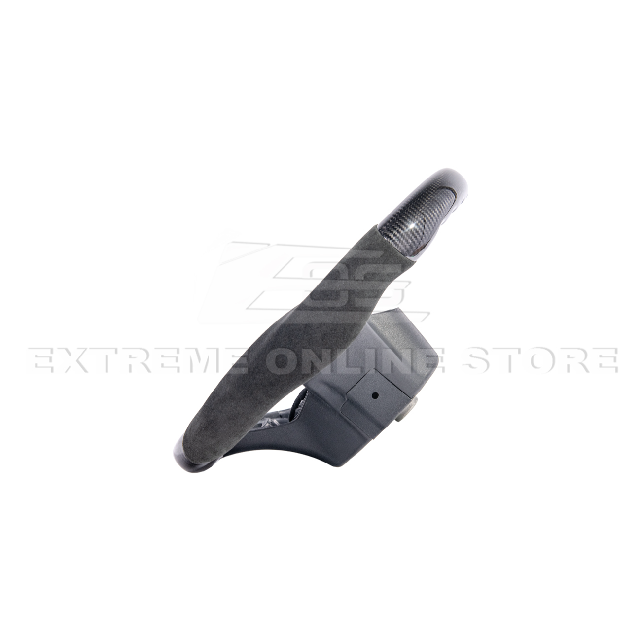 2021-Up Ford F-150 CARBON FIBER Alcantara Leather Red Stripe Steering Wheel