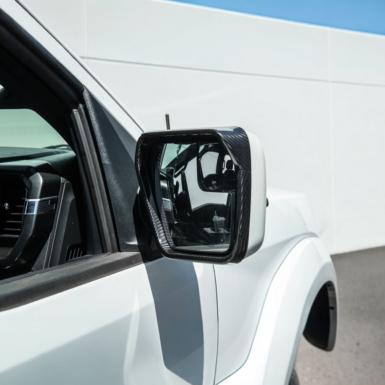 2021-Up Ford F-150 Carbon Fiber Factory Style Side Mirror Frame
