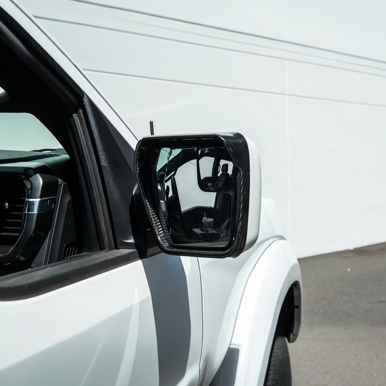 2021-Up Ford F-150 Carbon Fiber Factory Style Side Mirror Frame