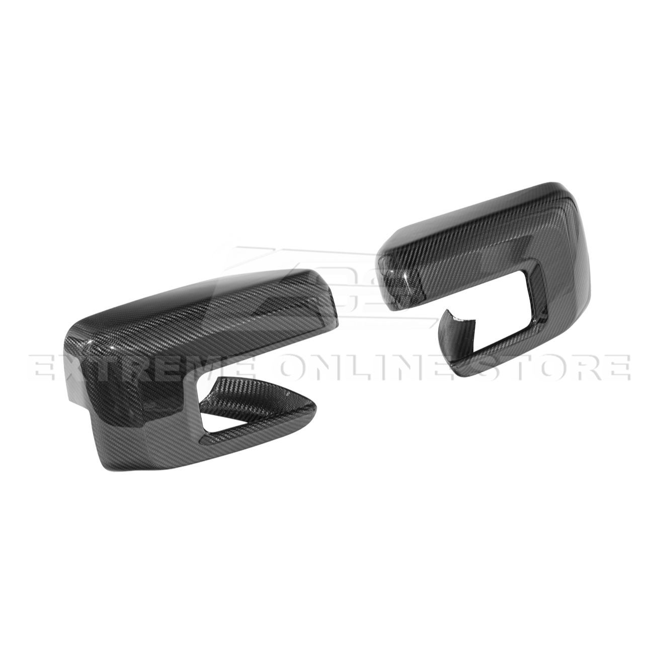 2021-Up Ford F-150 Carbon Fiber Side Mirror Cap Covers