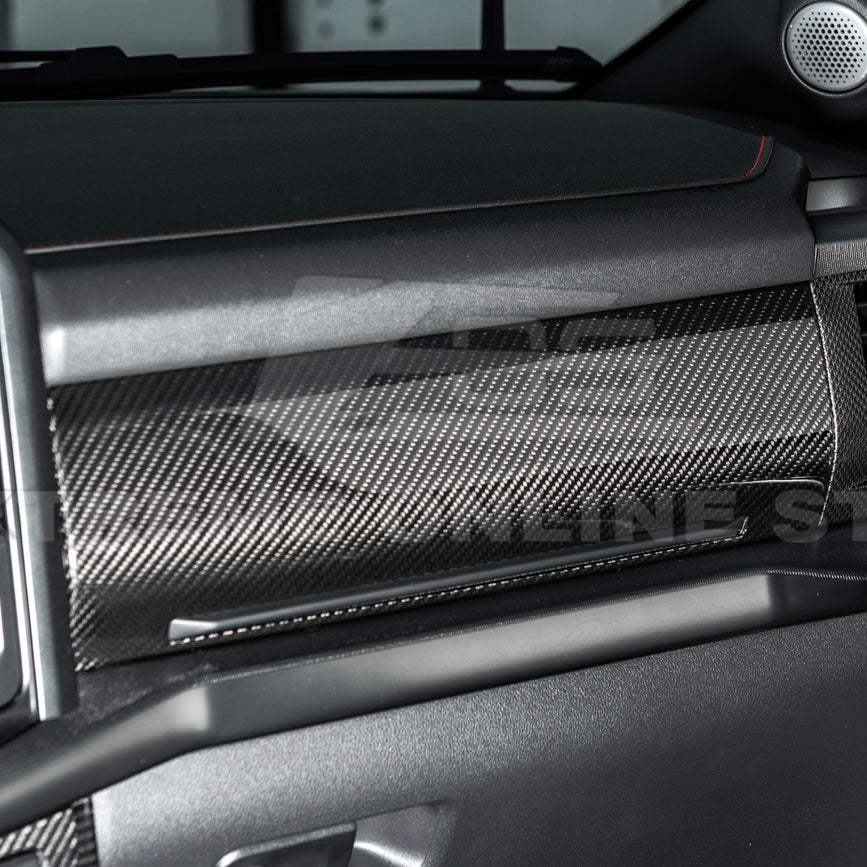 2021-Up Ford F-150 dry carbon fiber Passenger Side Storage Panel Cover