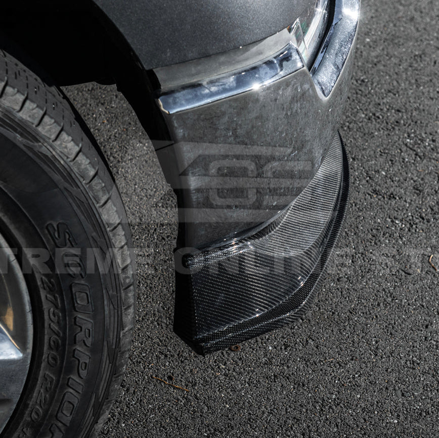 2021-Up Ford F-150 EOS Performance CARBON FIBER 2Pcs Front Bumper Lip Splitter