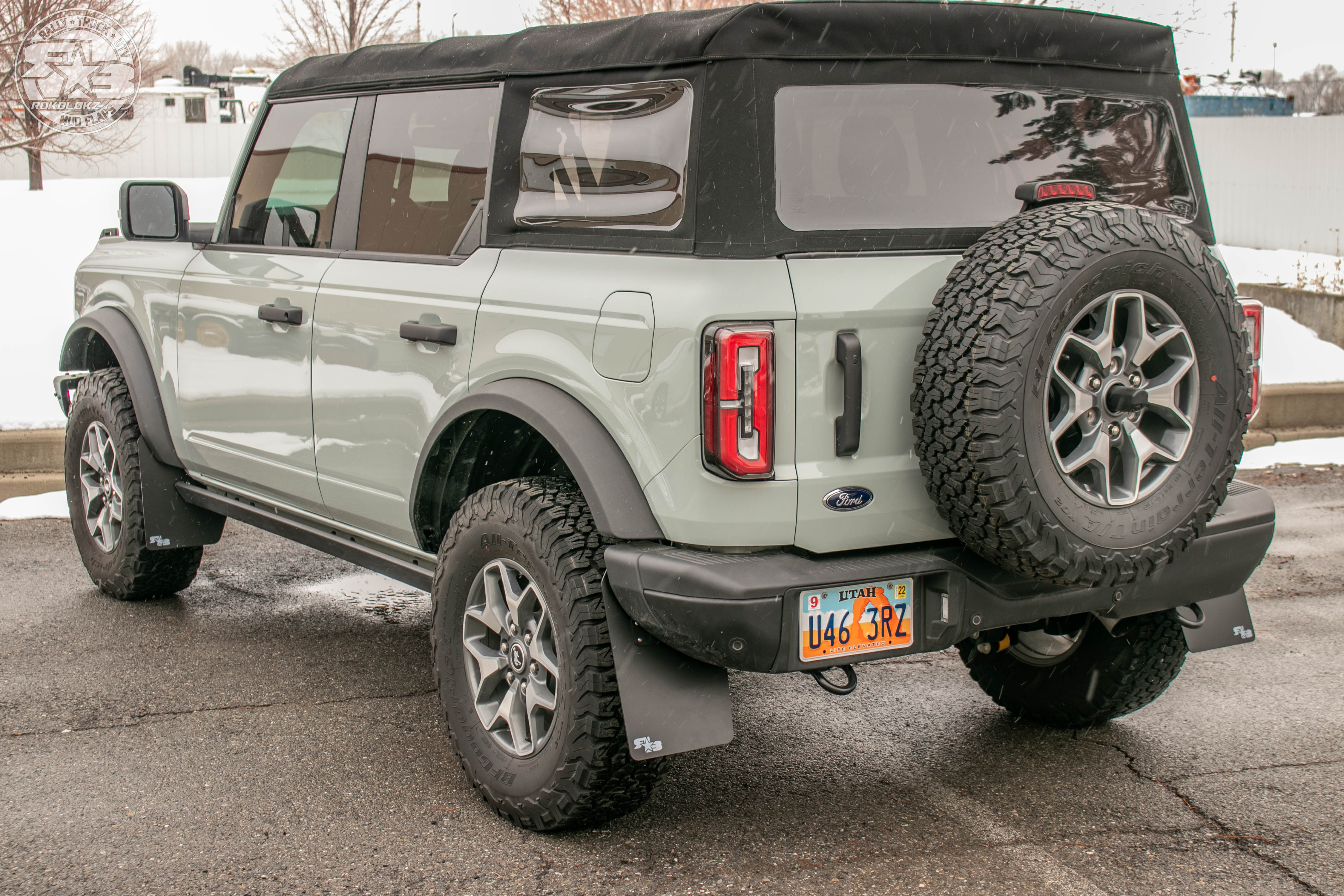 Ford Bronco Mud Flaps 2021+ - Quick Release - ORIGINAL SIZE