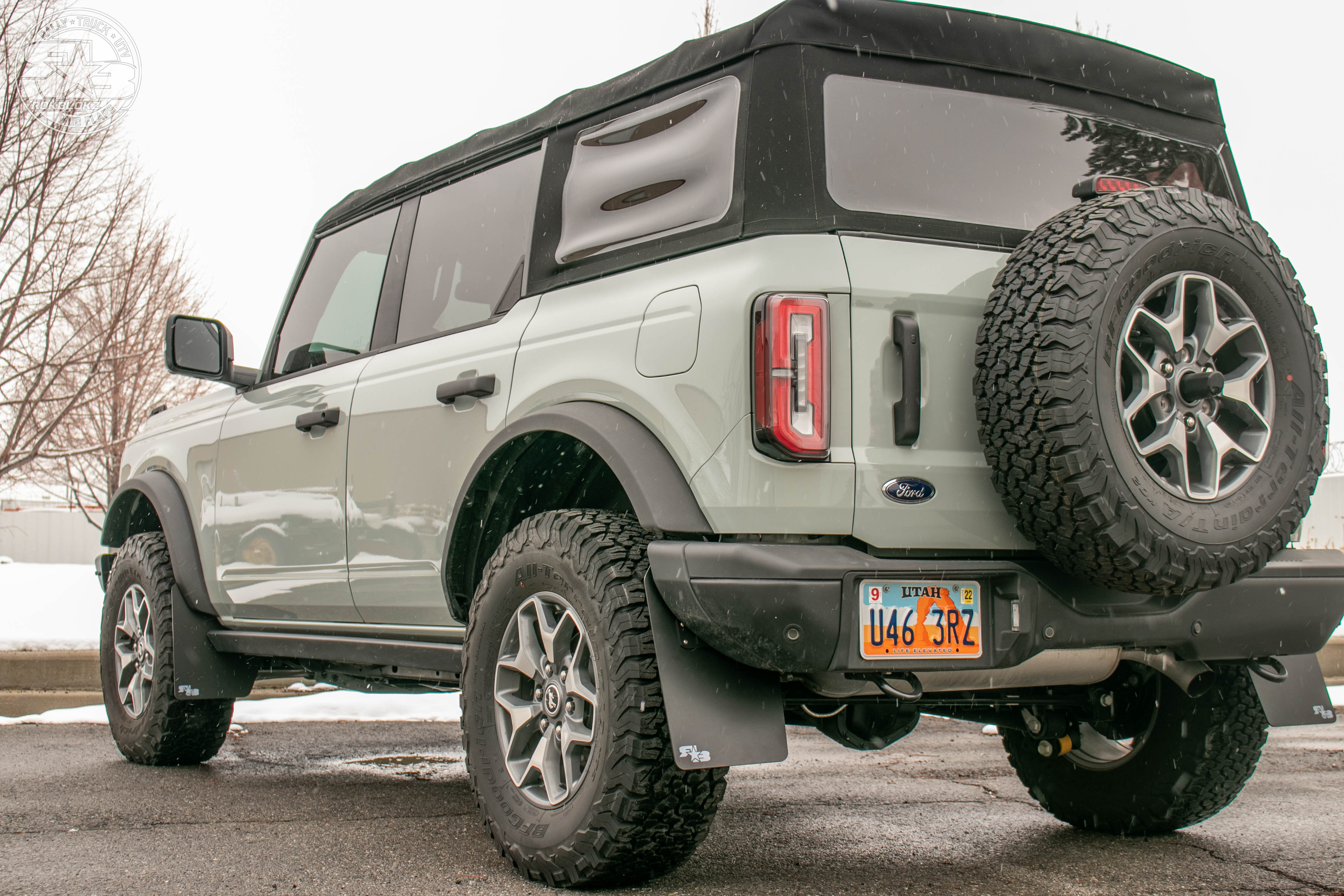 Ford Bronco Mud Flaps 2021+ - Quick Release - ORIGINAL SIZE