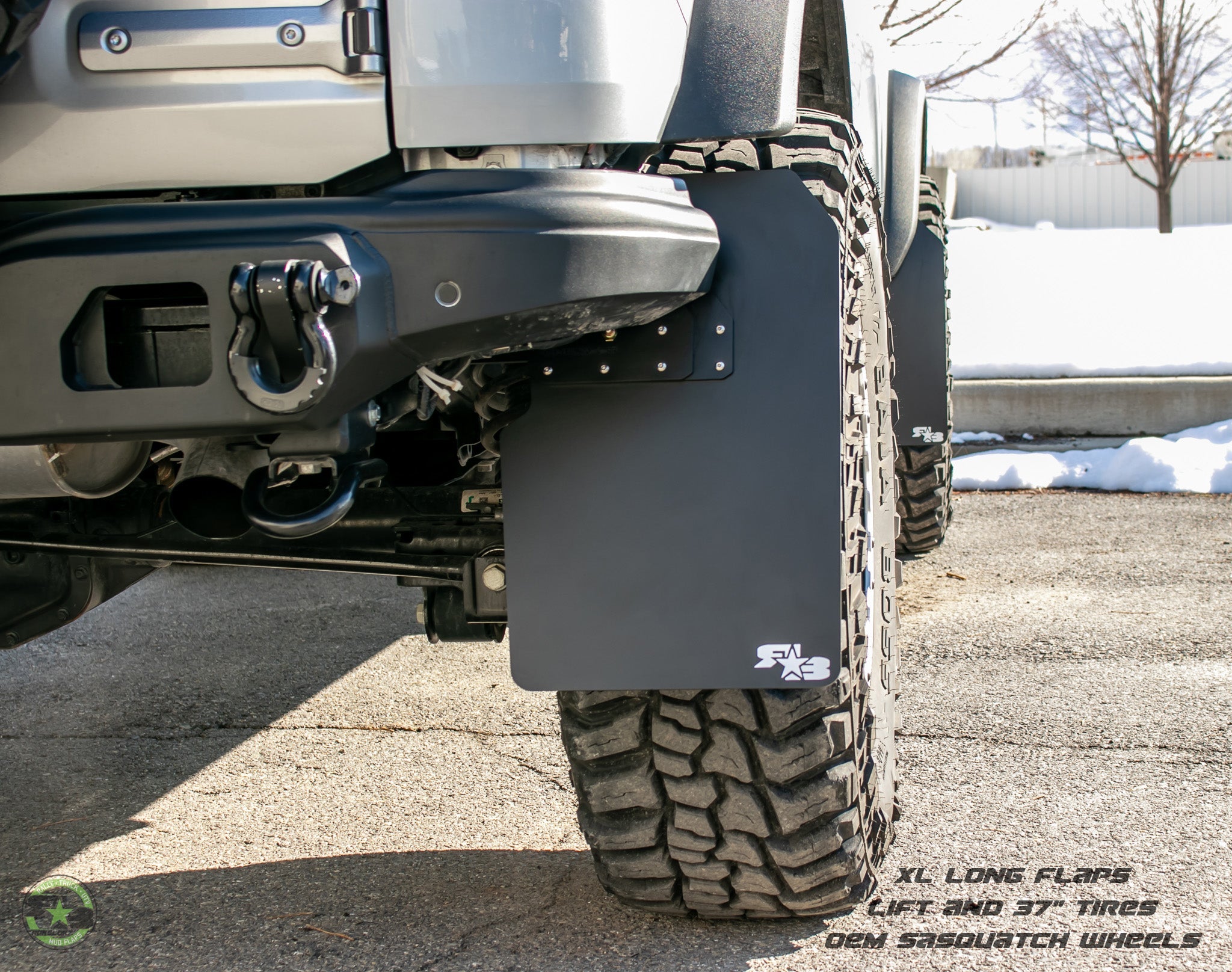 Ford Bronco Mud Flaps 2021+ - Quick Release - XL SIZE