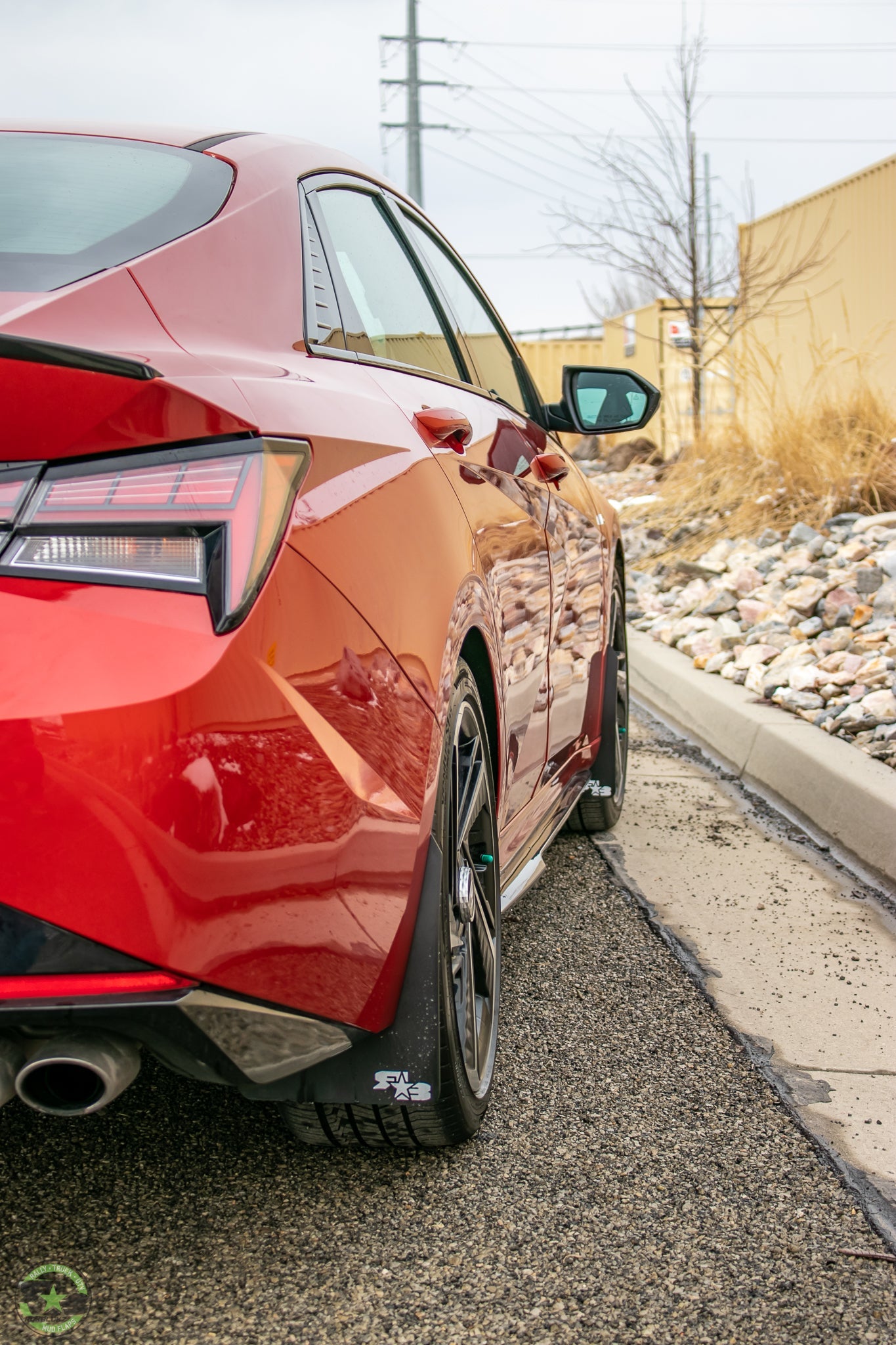 Hyundai Elantra N & N-Line Sedan 2021-2023 Mud Flaps