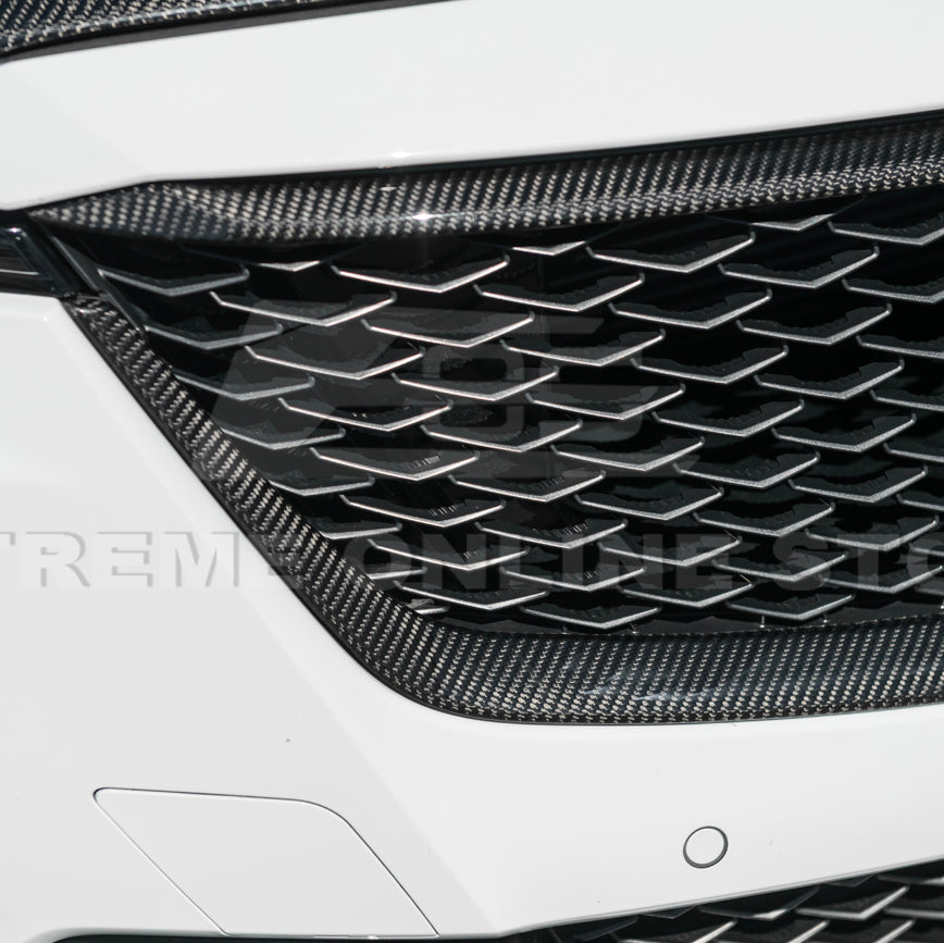 2022-24 Cadillac CT5-V Blackwing Dry Carbon Fiber Front Upper & Lower Grille Trim