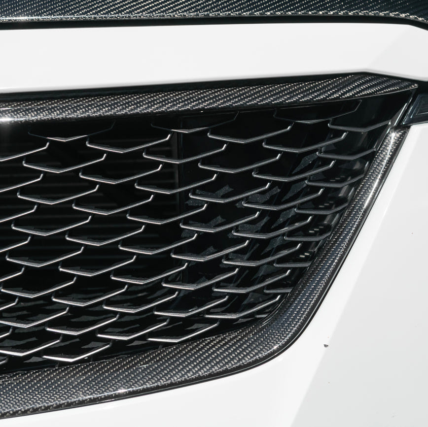 2022-24 Cadillac CT5-V Blackwing Dry Carbon Fiber Front Upper & Lower Grille Trim