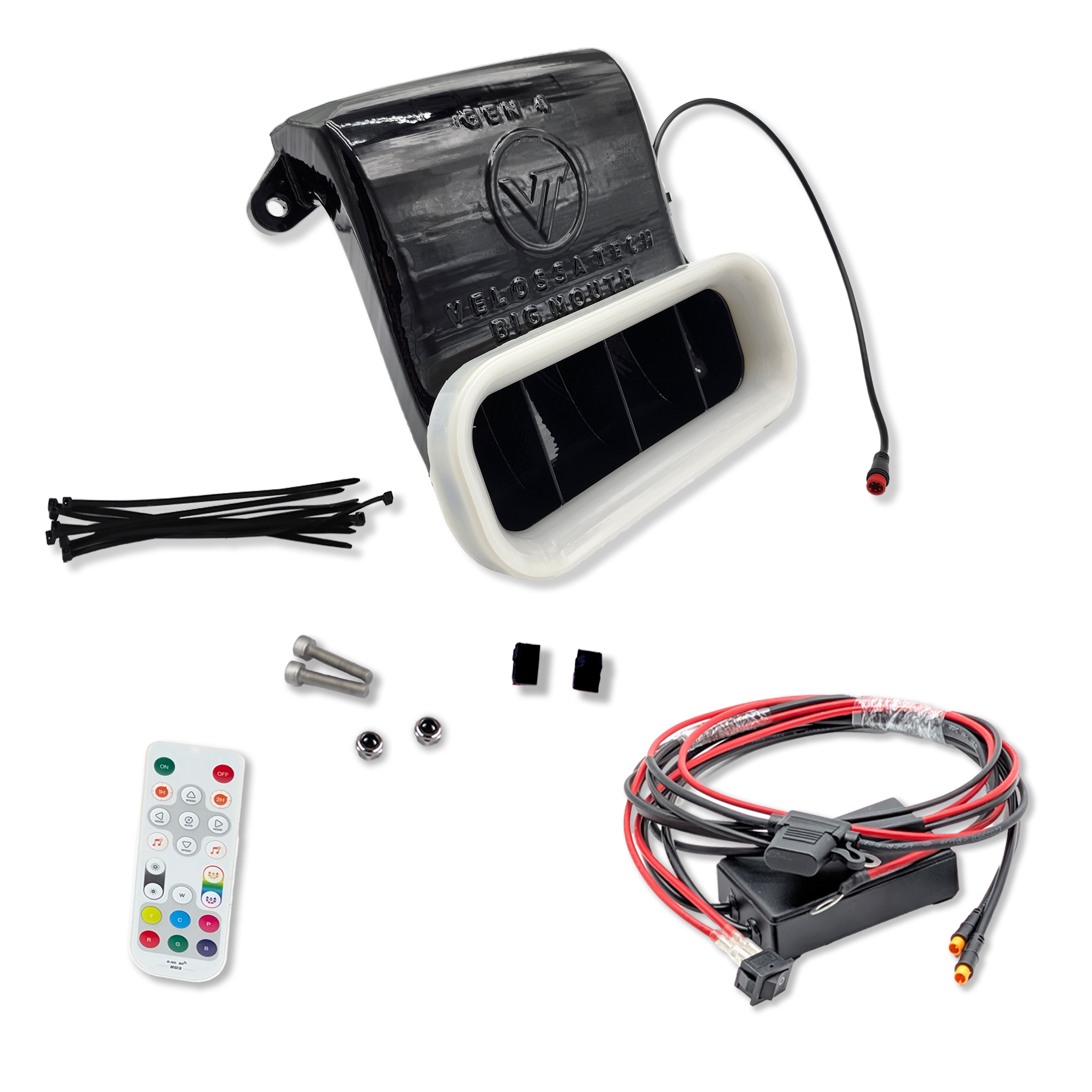 2022+ Ford Maverick (2.0L/2.5L Hybrid) BIG MOUTH LIT KIT Ram Air Intake Snorkel-Ram Air Intake-Grocery Getter Performance
