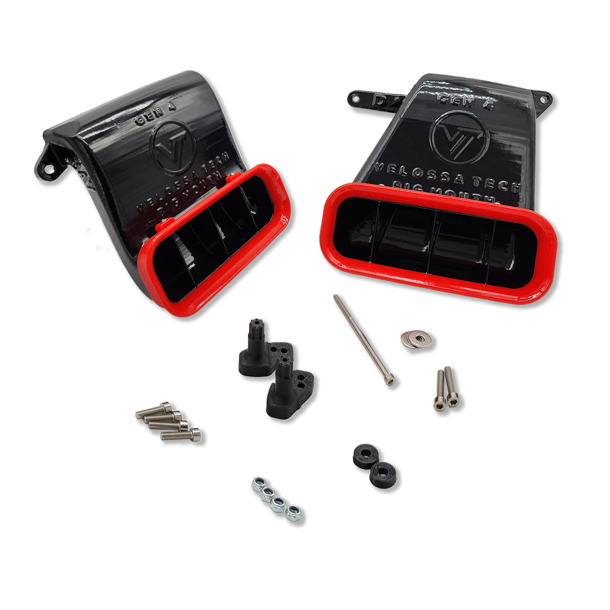 2022+ Ford Maverick (2.0L/2.5L Hybrid) Dual BIG MOUTH Ram Air Intake Snorkels-Ram Air Intake-Grocery Getter Performance