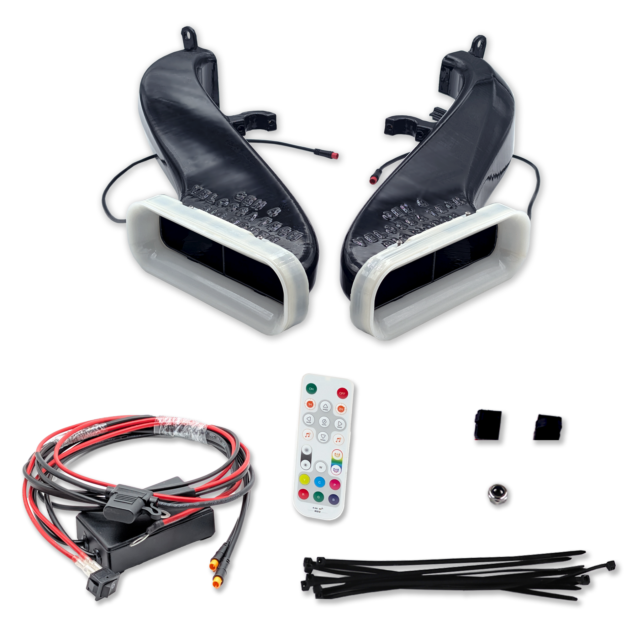 2022+ Nissan Z Dual BIG MOUTH LIT KIT Ram Air Intake Snorkels-Ram Air Intake-Grocery Getter Performance