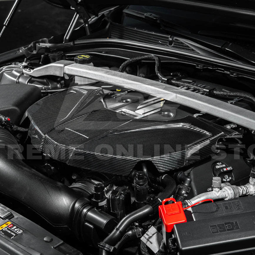 2022-Up Cadillac CT5-V Blackwing DRY Carbon Fiber Replacement Front Engine Cover