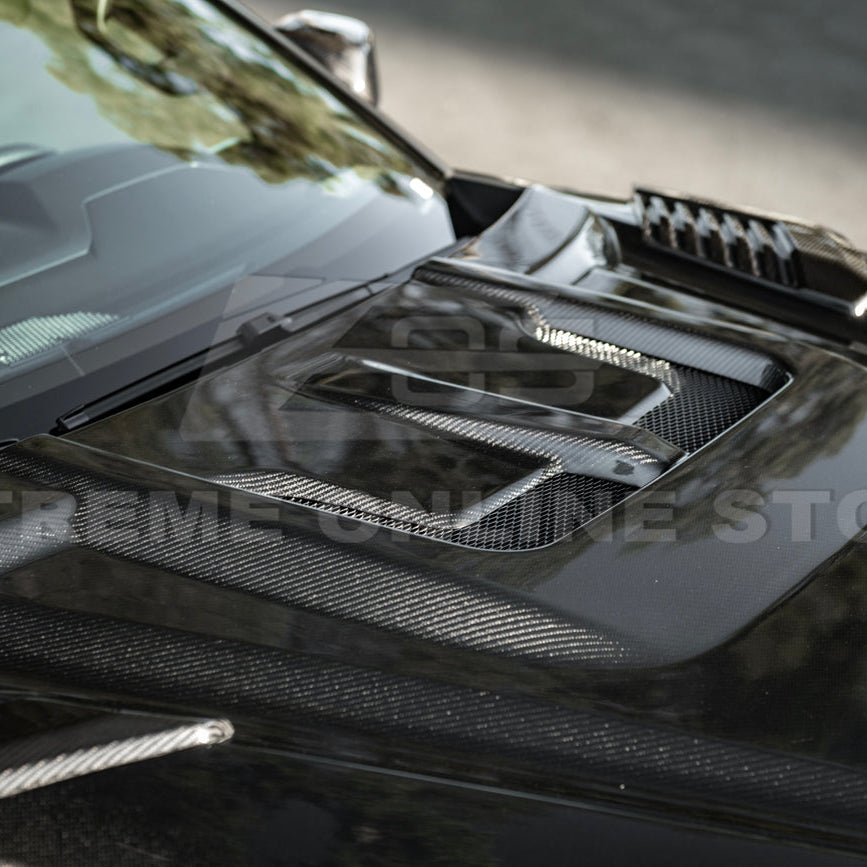2022-Up Toyota Tundra | EOS CARBON FIBER Front Vented Hood Cover w/ Side Vent