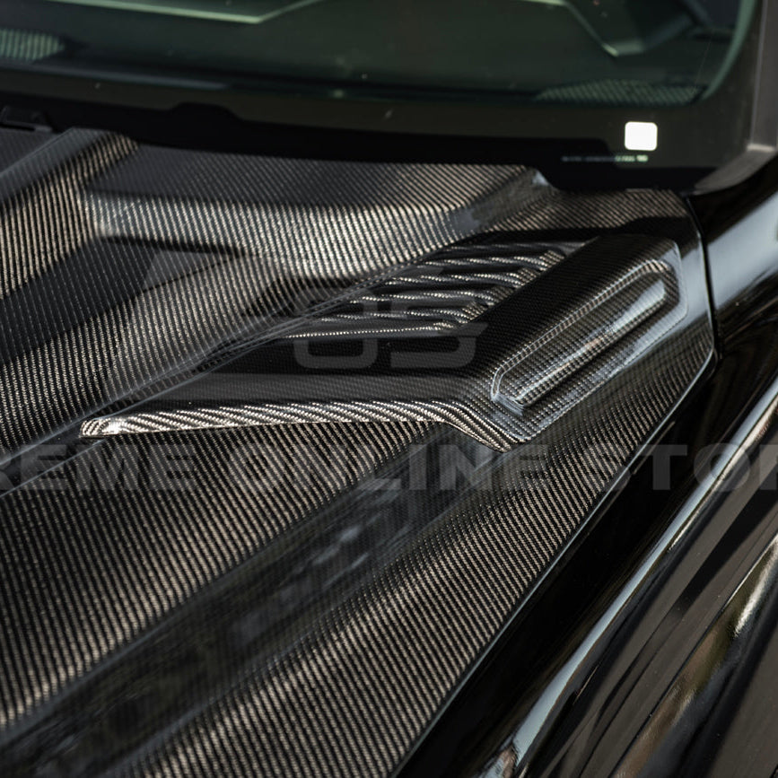 2022-Up Toyota Tundra | EOS CARBON FIBER Front Vented Hood Cover w/ Side Vent