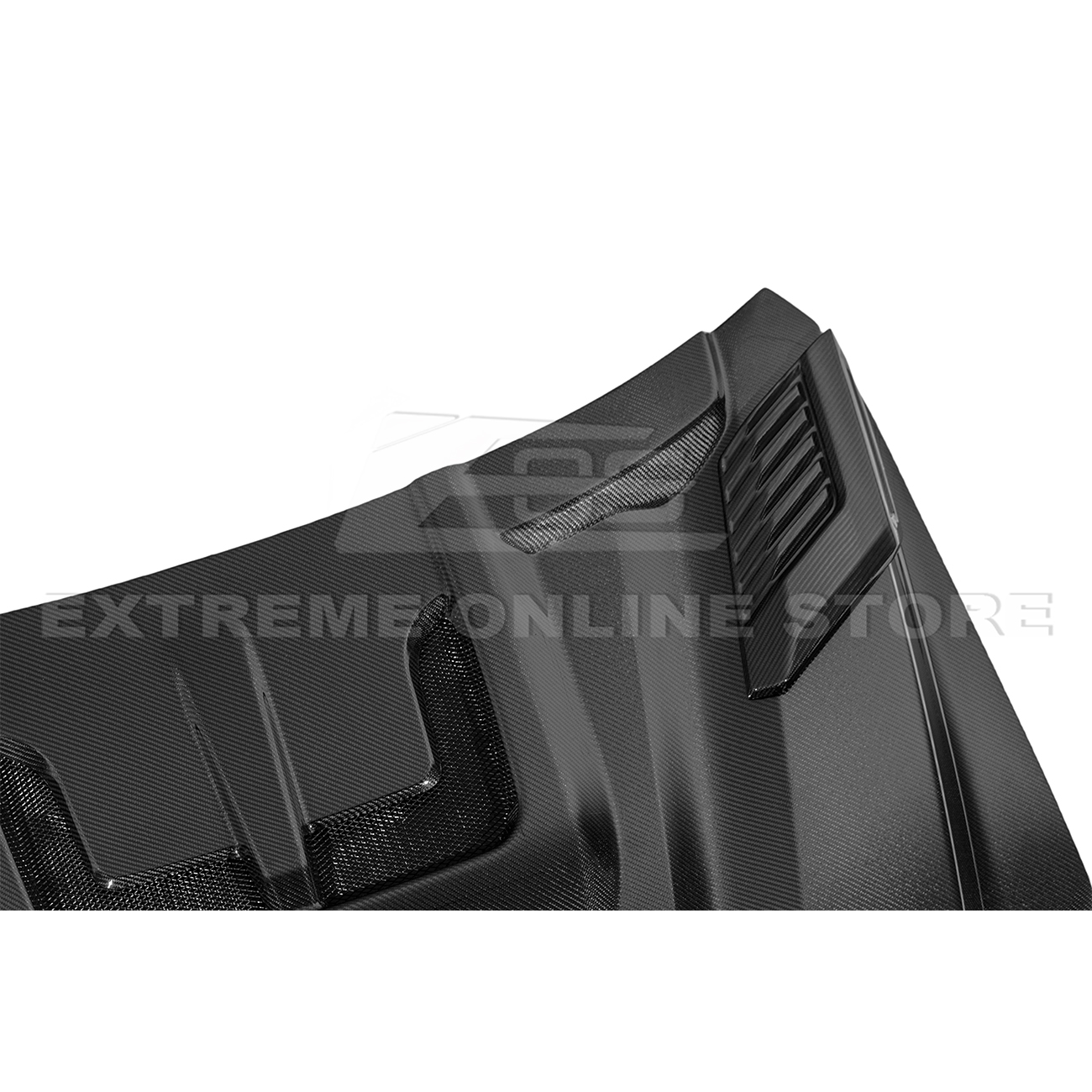 2022-Up Toyota Tundra | EOS CARBON FIBER Front Vented Hood Cover w/ Side Vent