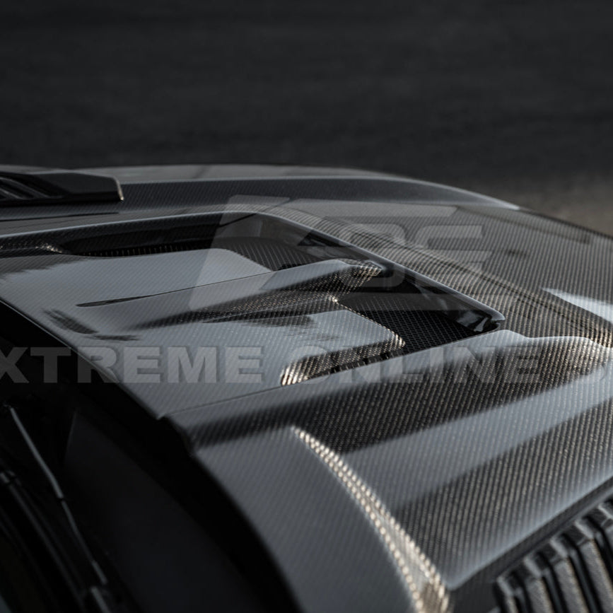 2022-Up Toyota Tundra | EOS CARBON FIBER Front Vented Hood Cover w/ Side Vent
