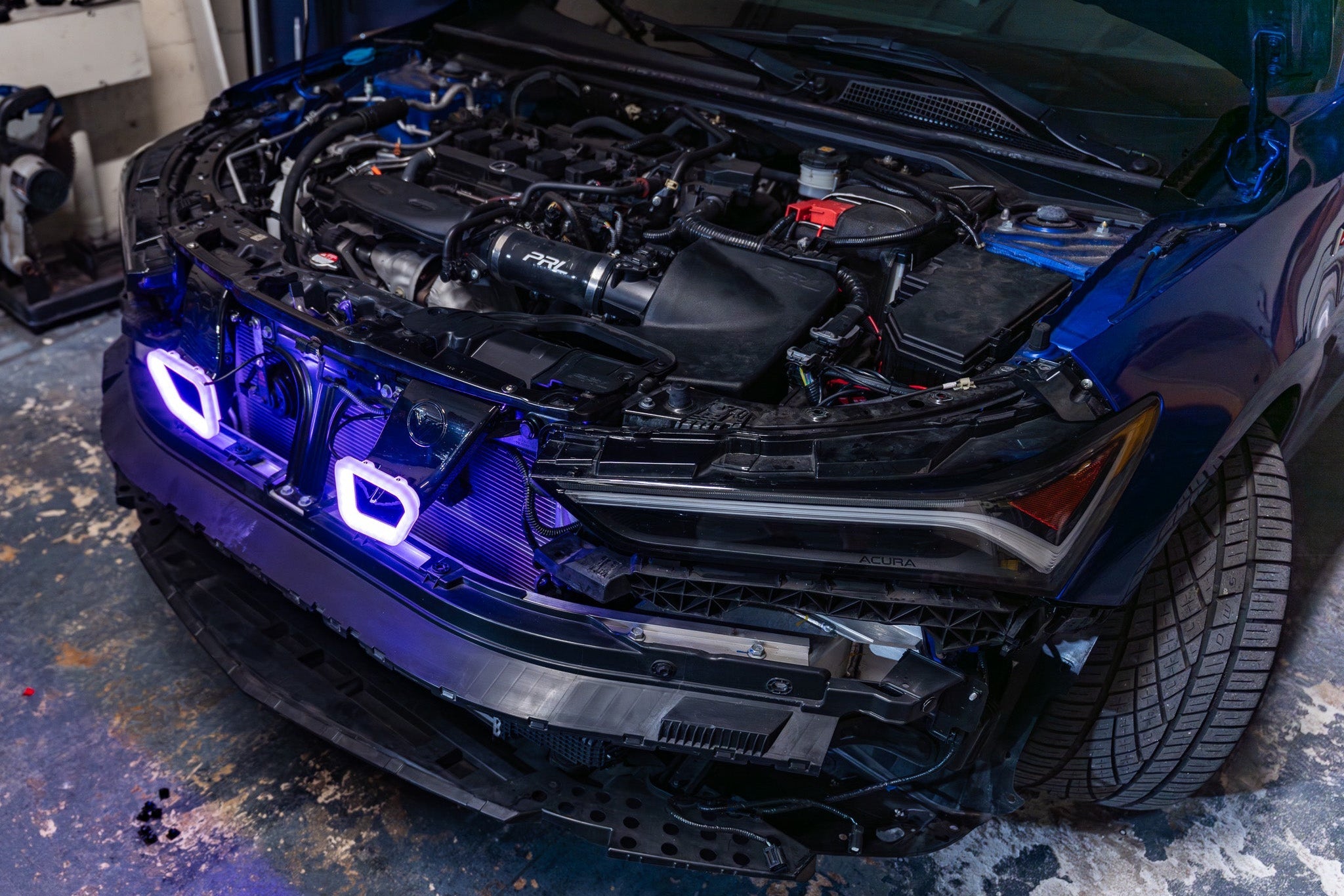 2023+ Acura Integra (Base/A-Spec/Type S) Dual BIG MOUTH LIT KIT Ram Air Intake Snorkels-Ram Air Intake-Grocery Getter Performance