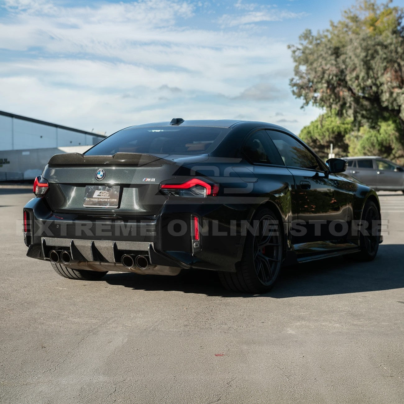 2023-Up BMW G87 M2 | Factory CARBON FIBER Replacement Rear Bumper Reflector