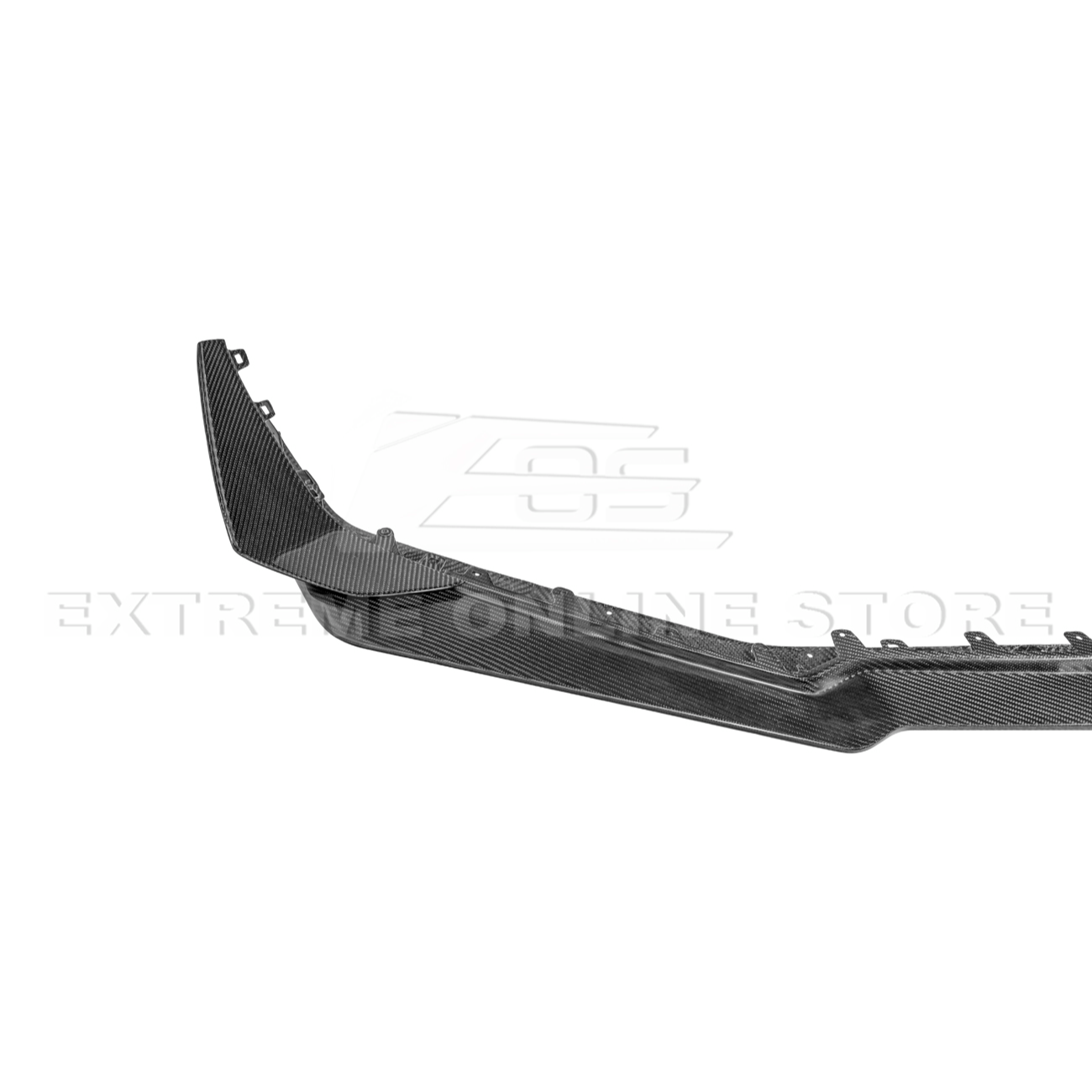 2023-Up Corvette C8 Z06 Z07 DRY CARBON FIBER Extended Package Front Lip & Canards