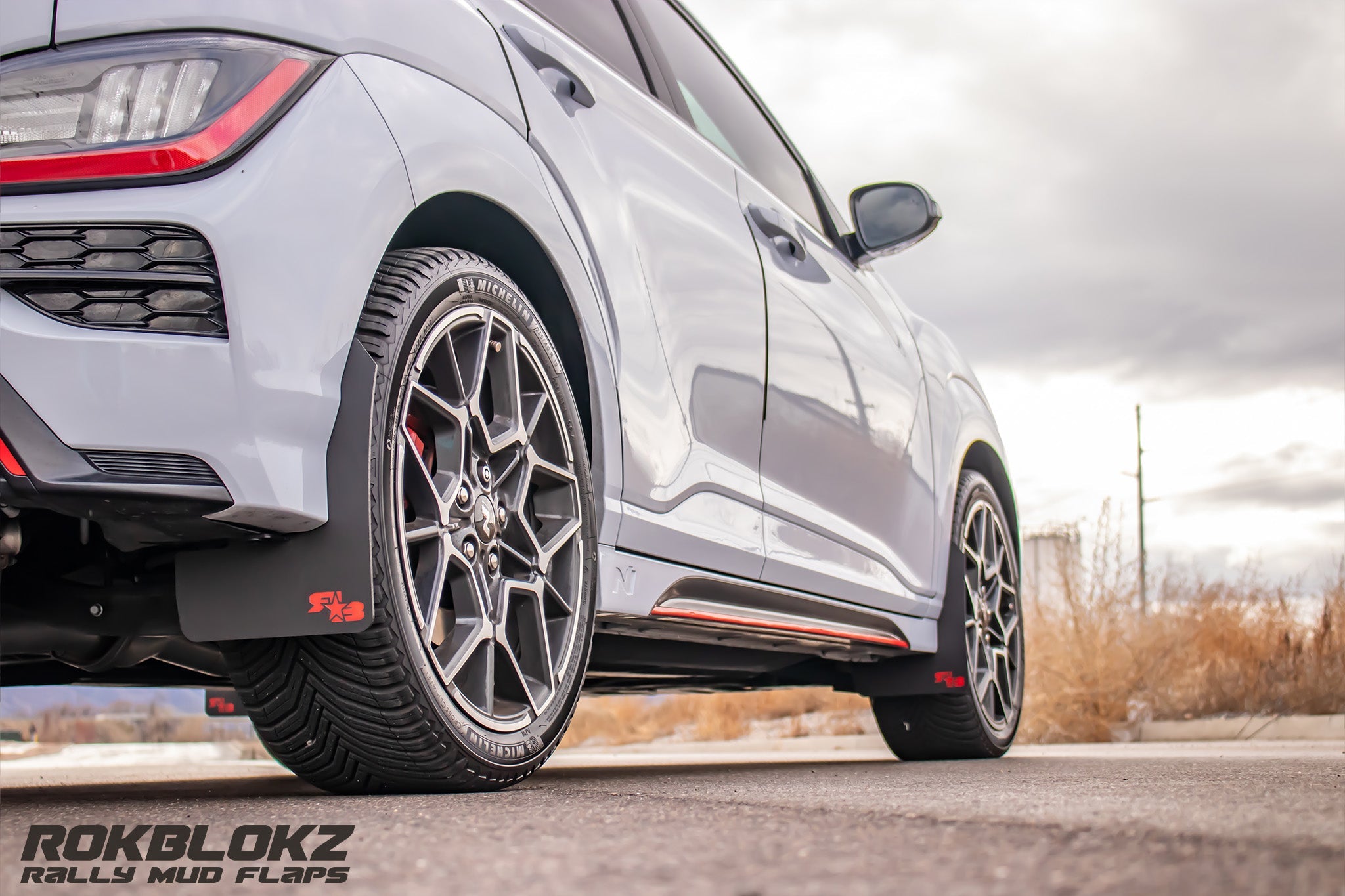 Hyundai Kona 2018-2023 Rally Mud Flaps