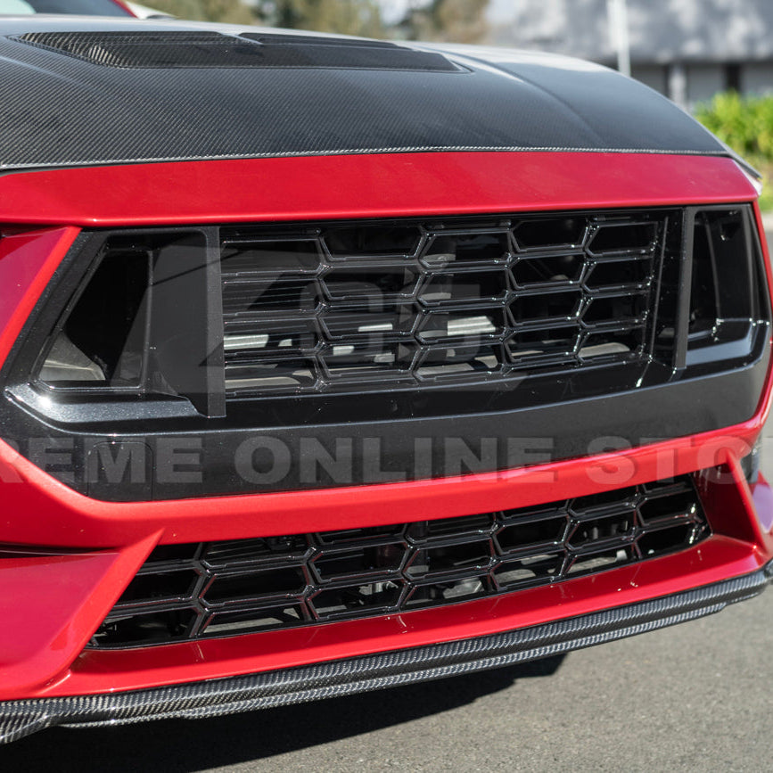 2024+ Ford Mustang Dark Horse Style Lower Front Grille Insert-Grocery Getter Performance