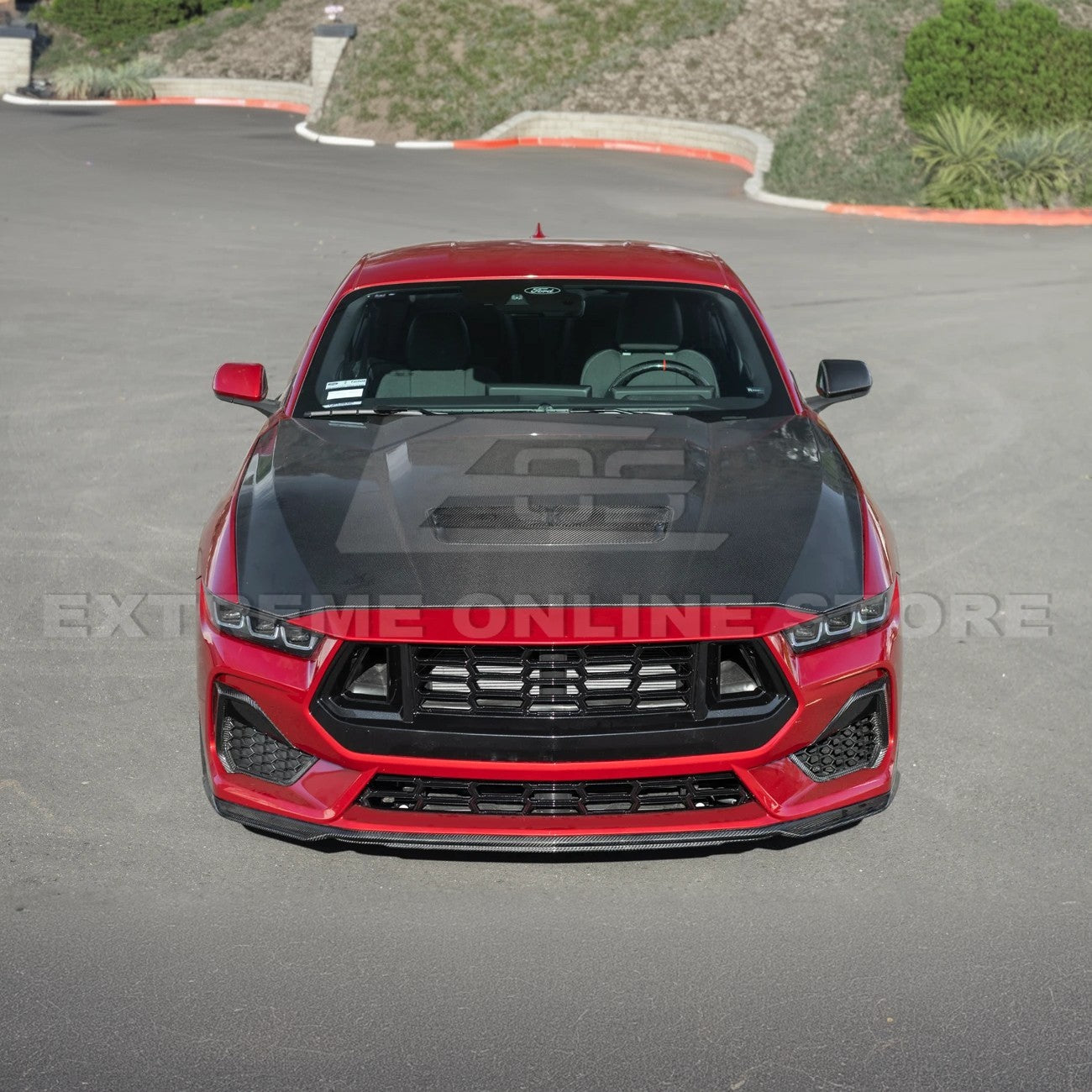 2024+ Ford Mustang Dark Horse Style Lower Front Grille Insert-Grocery Getter Performance