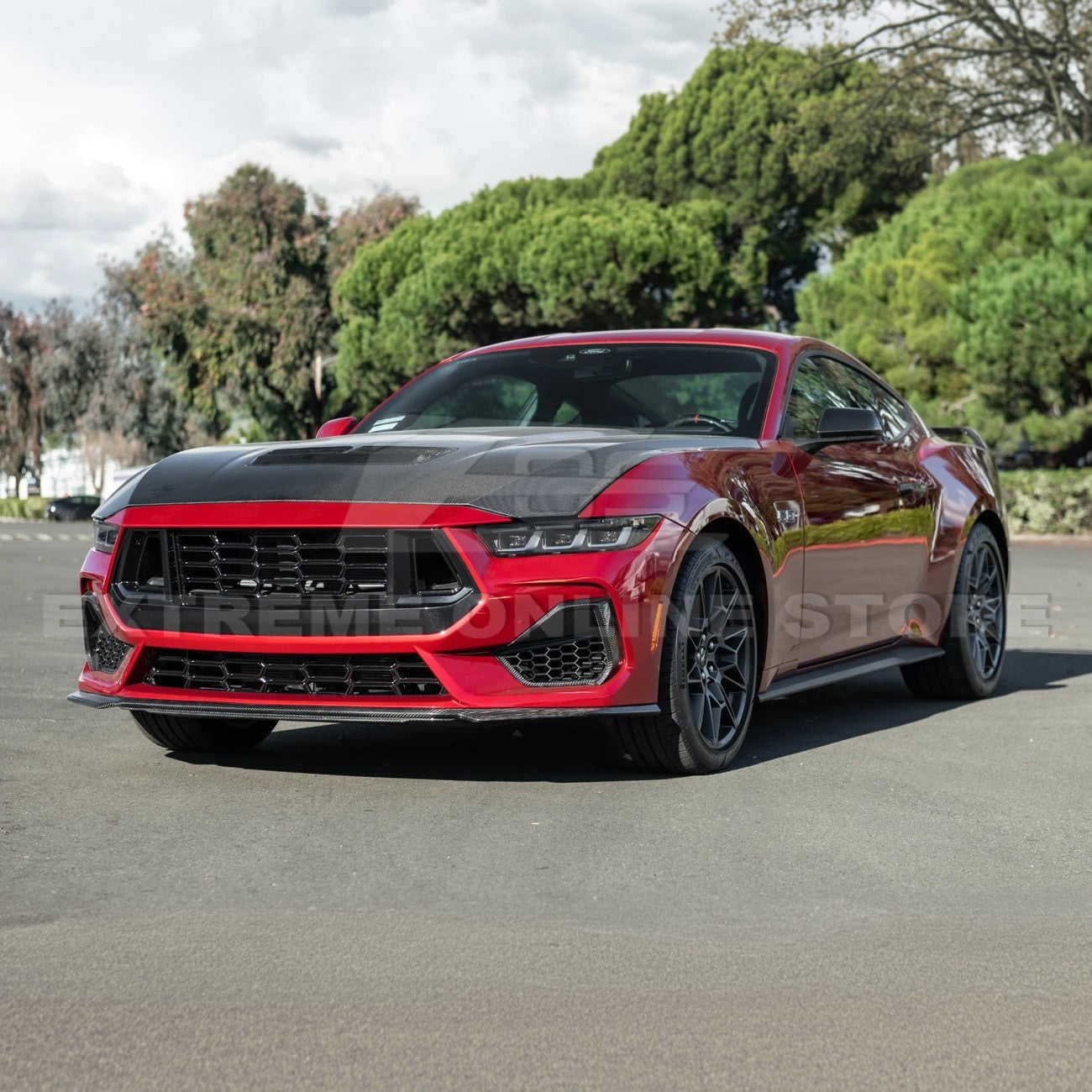 2024+ Ford Mustang Dark Horse Style Upper Front Grille Insert-Grocery Getter Performance